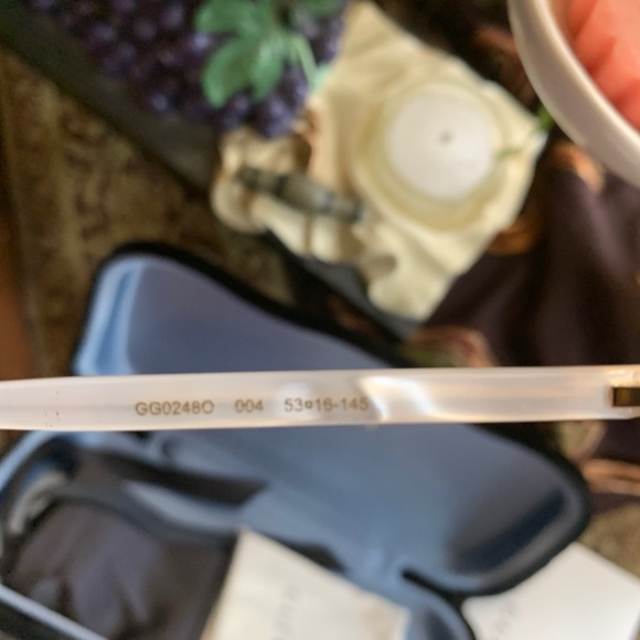 Authentic GUCCI 53 acetate/Metal optical glasses - Picture 11 of 13